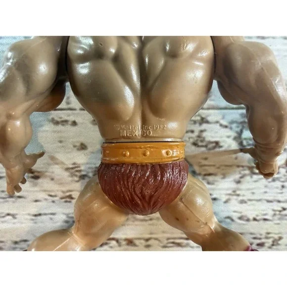 Vintage 1982 MOTU He-Man Mexico Figure 100% Complete USA WEAPONS - Picture 3 of 7
